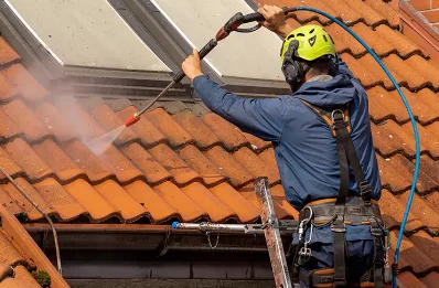 Démoussage et hydrofuge de toiture au Lavandou